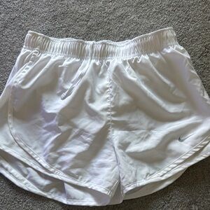 Nike Women's White Athletic Shorts